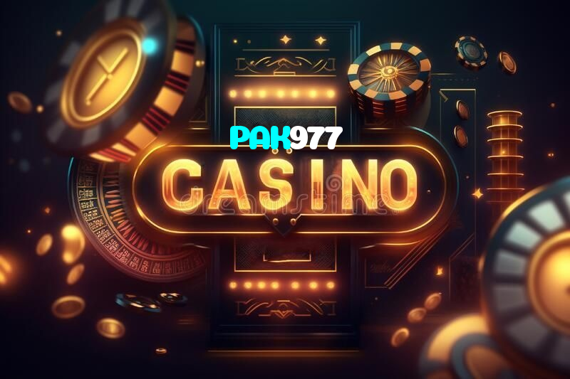 PAK977 casino presented on mobile device in Pakistan with slots and live games